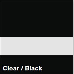 Clear/Black SLICKER 1/16IN - Rowmark Slickers